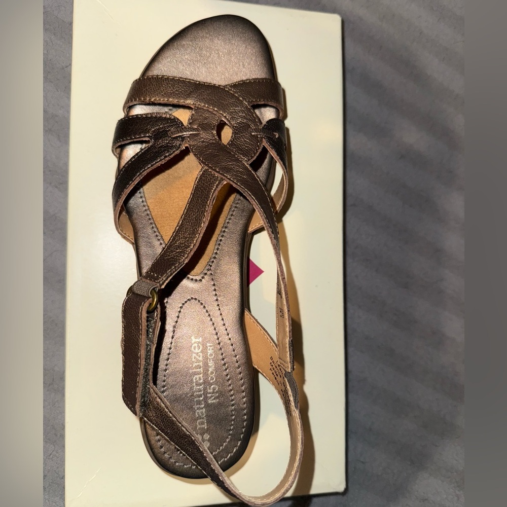 Naturalizer Dark Brown Strappy Sandals